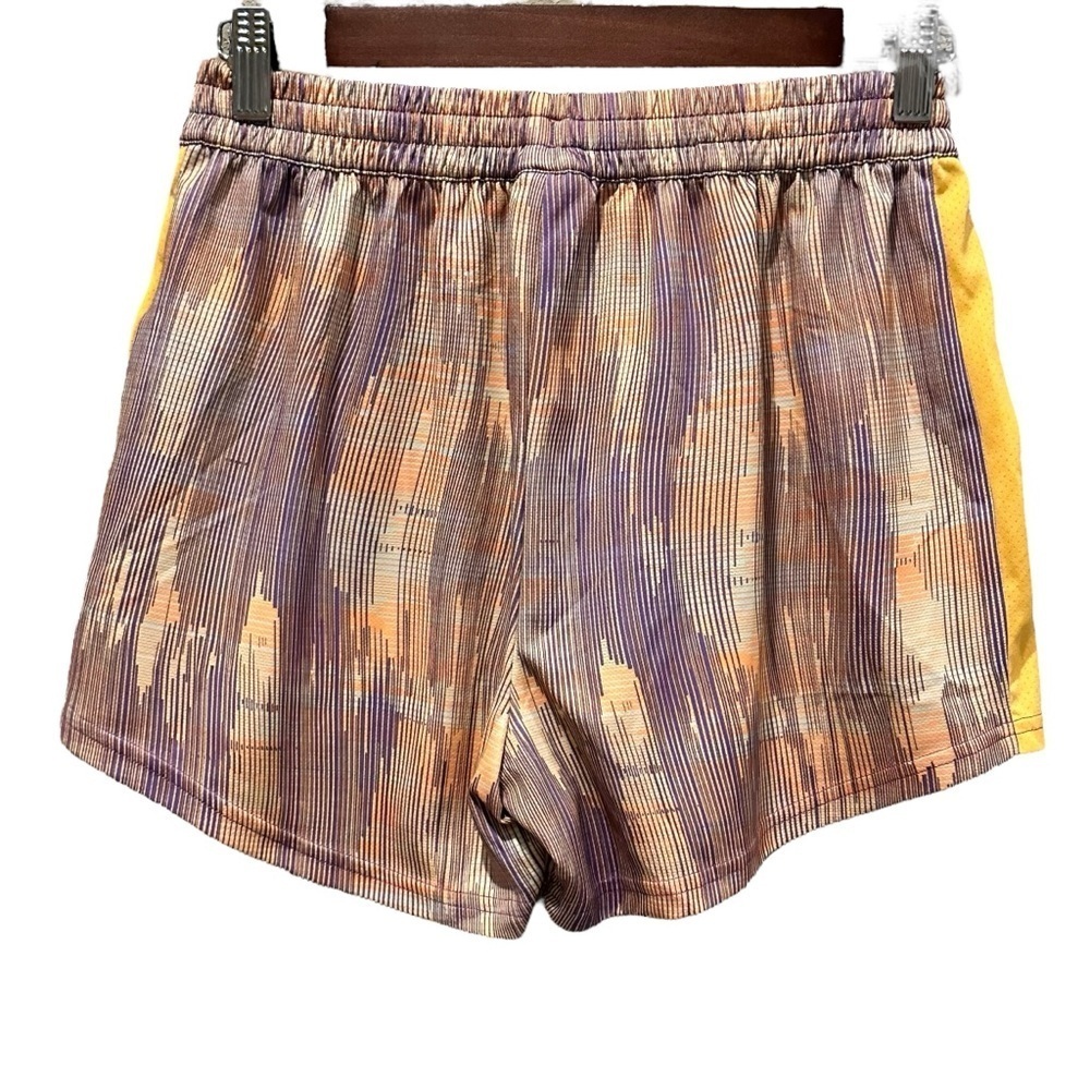 Gymshark Sport Loose Drawstring Women's Shorts Orange Purple Print Size XS - Picture 6 of 9